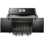 Napoleon Rogue Pro 425 3-Burner LP Gas Grill with Infrared Side Burner, Black