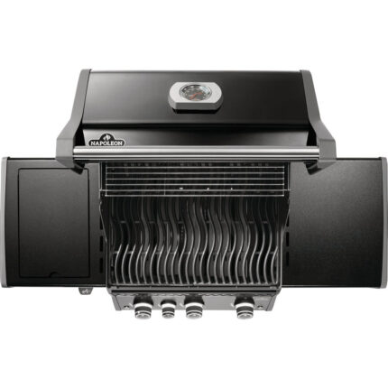Napoleon Rogue Pro 425 3-Burner LP Gas Grill with Infrared Side Burner, Black
