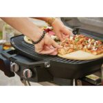 Napoleon TravelQ PRO285X Portable Propane Gas Grill with Scissor Cart, Black