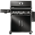 Napoleon Rogue Pro 525 4-Burner Natural Gas Grill with Infrared Side Burner, Black