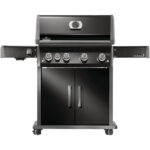 Napoleon Rogue Pro 525 4-Burner Natural Gas Grill with Infrared Side Burner, Black