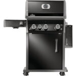 Napoleon Rogue Pro 425 3-Burner LP Gas Grill with Infrared Side Burner, Black