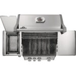 Napoleon Rogue Pro 425 3-Burner LP Gas Grill with Infrared Side Burner, Stainless Steel