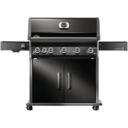 Napoleon Rogue Pro 625 5-Burner LP Gas Grill with Infrared Side Burner, Black