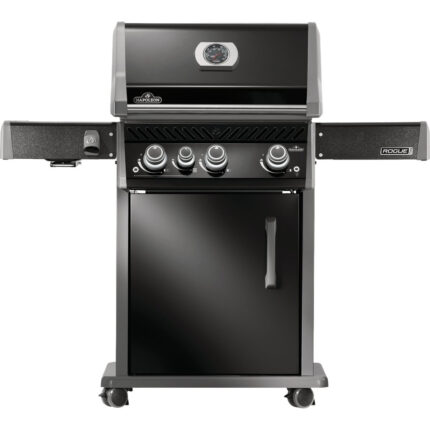 Napoleon Rogue Pro 425 3-Burner LP Gas Grill with Infrared Side Burner, Black