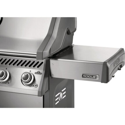 Napoleon Rogue Pro 425 3-Burner LP Gas Grill with Infrared Side Burner, Stainless Steel