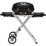 Napoleon TravelQ PRO285X Portable Propane Gas Grill with Scissor Cart, Black