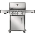 Napoleon Rogue Pro 425 3-Burner Natural Gas Grill with Infrared Side Burner, Stainless Steel