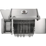 Napoleon Rogue Pro 425 3-Burner Natural Gas Grill with Infrared Side Burner, Stainless Steel