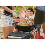 Napoleon TravelQ PRO285X Portable Propane Gas Grill with Scissor Cart, Black