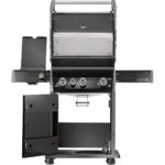 Napoleon Rogue Pro 425 3-Burner LP Gas Grill with Infrared Side Burner, Black