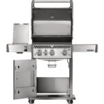 Napoleon Rogue Pro 425 3-Burner LP Gas Grill with Infrared Side Burner, Stainless Steel