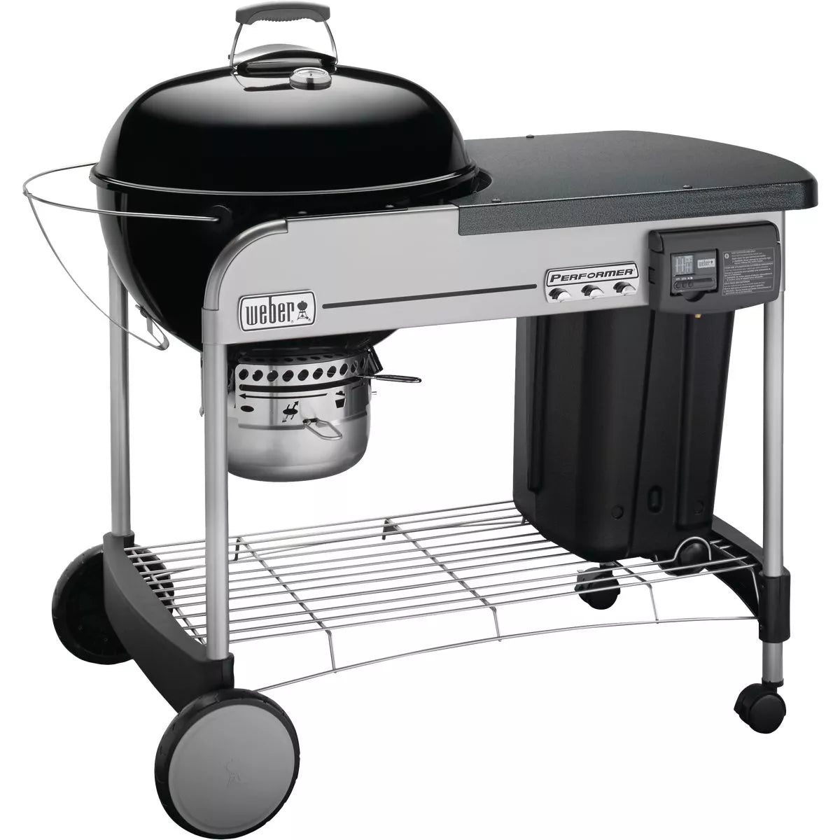 item_801250 Weber Performer Deluxe 22 In. Charcoal Grill, Black