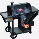 Oklahoma Joe's Tahoma 900 Sq. In. Black Vertical Gravity Feed Charcoal Smoker & Grill
