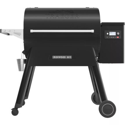 Traeger Ironwood 885 Wi-Fi Wood Pellet Grill, Black