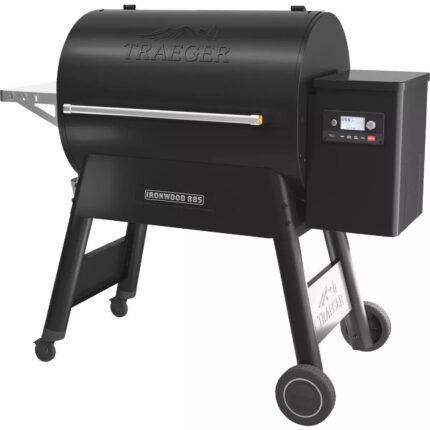 Traeger Ironwood 885 Wi-Fi Wood Pellet Grill, Black