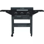 Char-Broil 28 In. XL Performance Series Propane Gas Griddle with Cart 3 Burner Flat Top Grill, Black