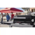 Weber Traveler 22 In. 2-Burner Propane Gas Griddle Flat Top Grill, Black