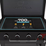 Char-Broil 36 In. Performance Series Deluxe Propane Gas Griddle with Cart 4 Burner Flat Top Grill, Black